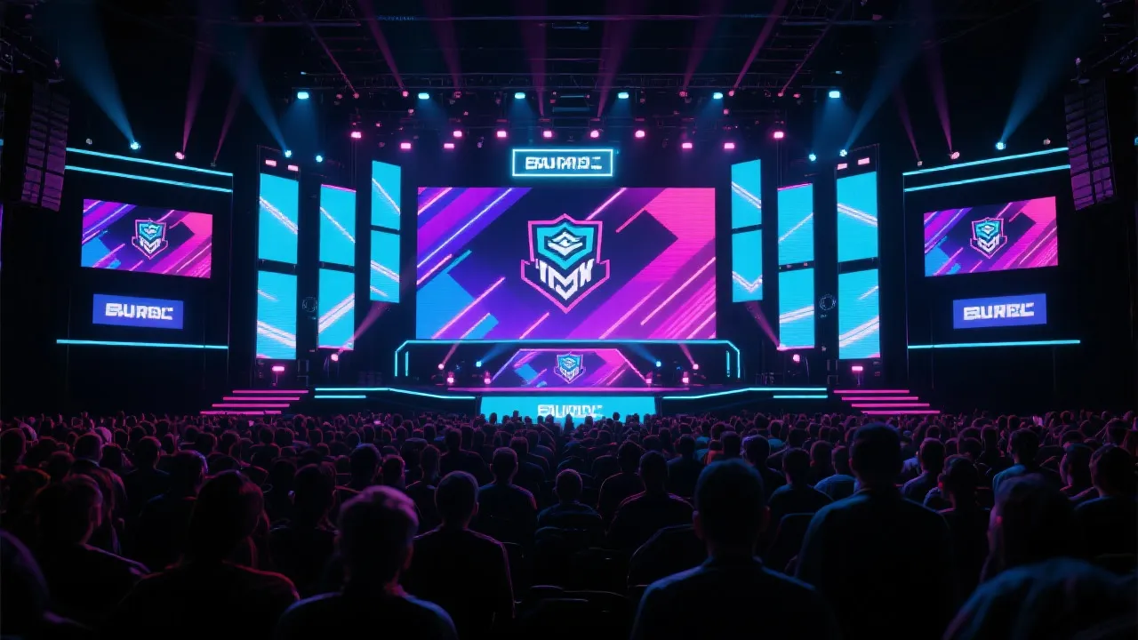 LCP 赛场全景示意图